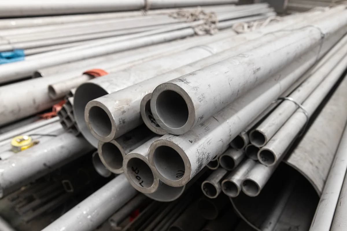 Stainless steel pipe and tube ends